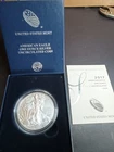 2017 W American Eagle One Ounce Silver Uncirculated Coin with COA & OGP