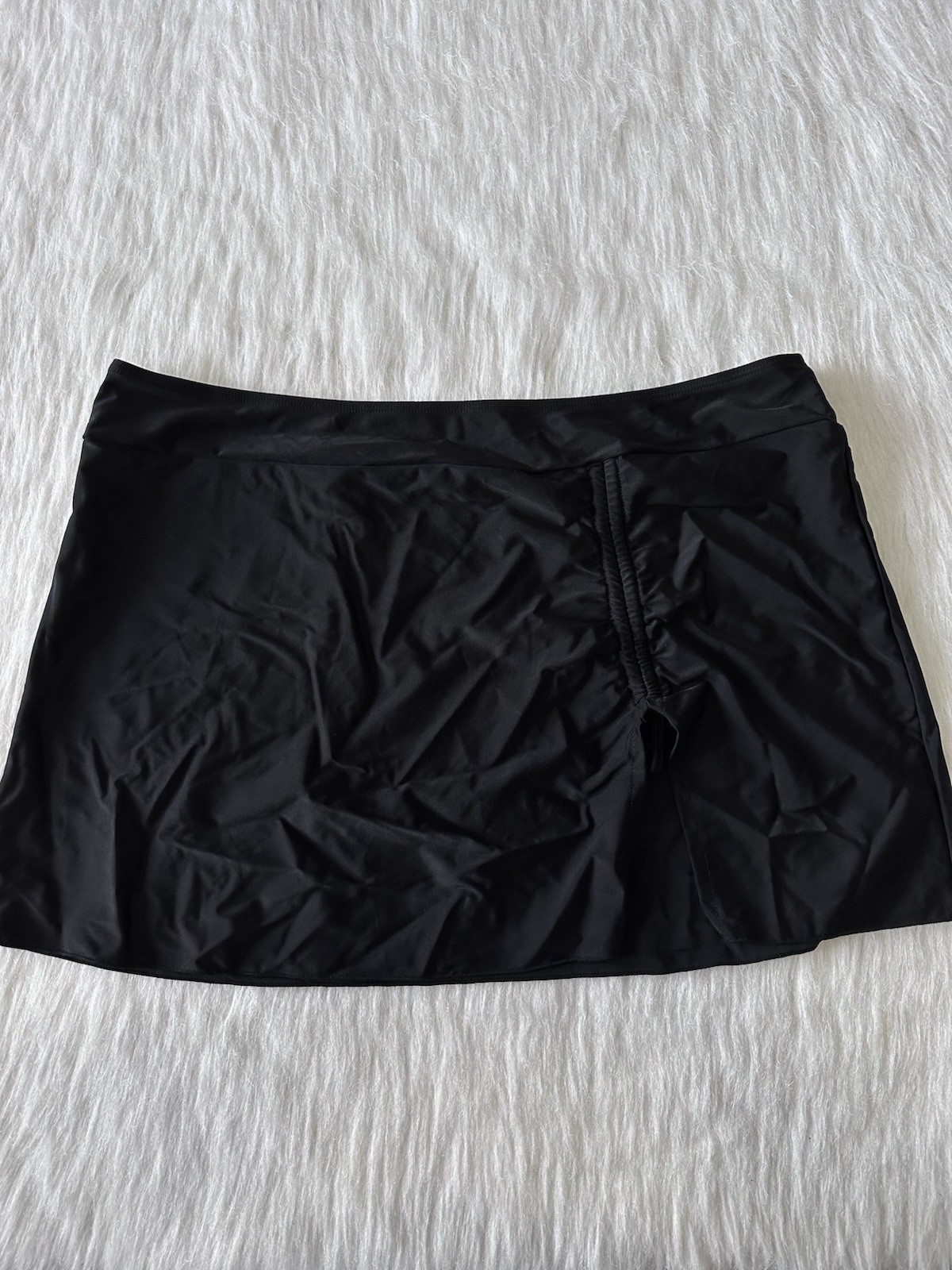 Amazon Women’s Black Swim Pull-On Short Skirt Plus Size 4XL