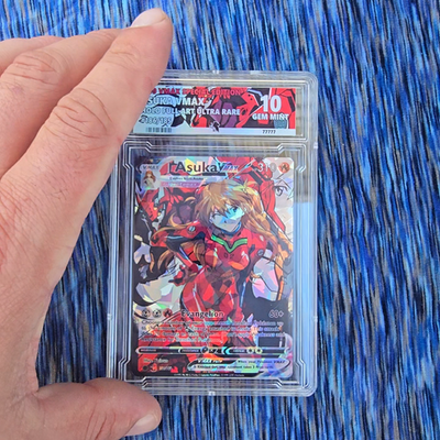 Asuka Langly Pokemon Card W/ slab - Neon Genesis Evangelion | eBay