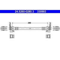 Bremsschlauch Ate 24.5260-0280.3