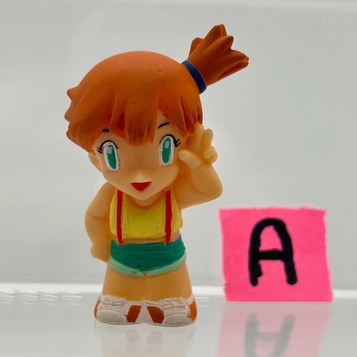 Vintage Pokemon Figure Finger Puppet Anime Ver BANDAI 1998 Misty Toy Doll Japan