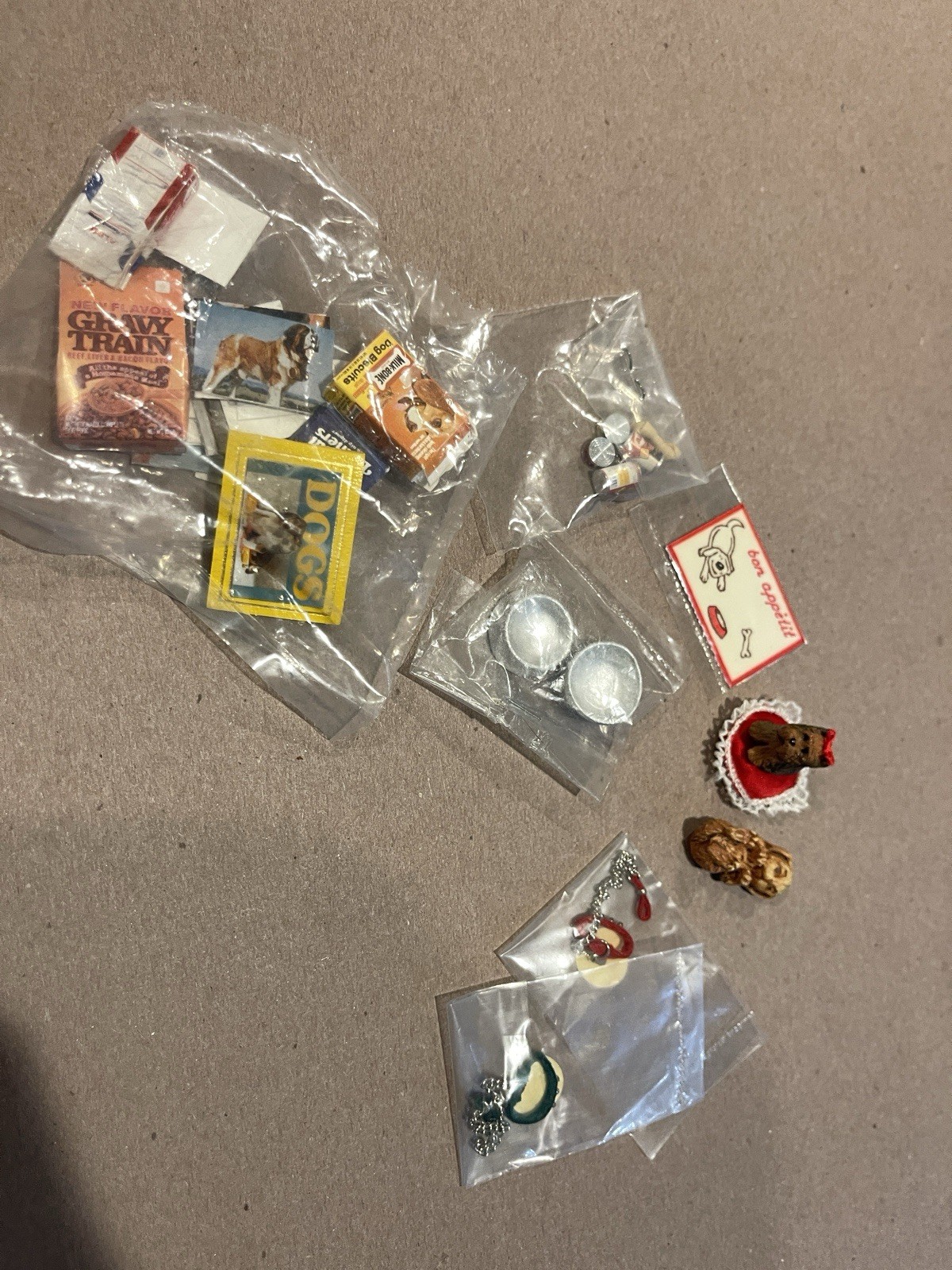 Vintage Rare Collection Of Dollhouse Accesories