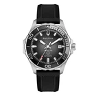 Bulova Marine Star Black Dial Rubber Strap Watch 98B465 Brand New In Box