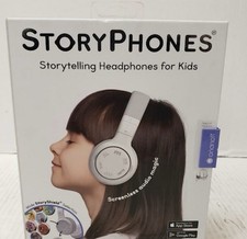 Disney Pixar StoryPhones Storytelling Bluetooth Wireless Kids Headphones White