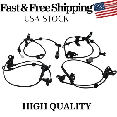 4Pcs ABS Wheel Speed Sensor Front & Rear For Corolla 2009-2019 Matrix 2009-2013
