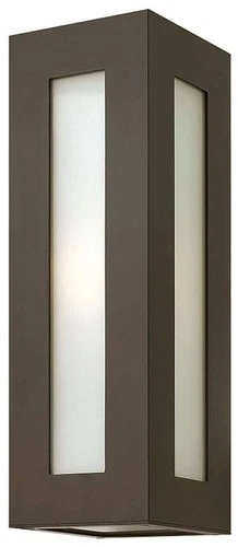 Hinkley Dorian 18 1/4" High Bronze Rectangular Outdoor Wall Light - Picture 1 of 2