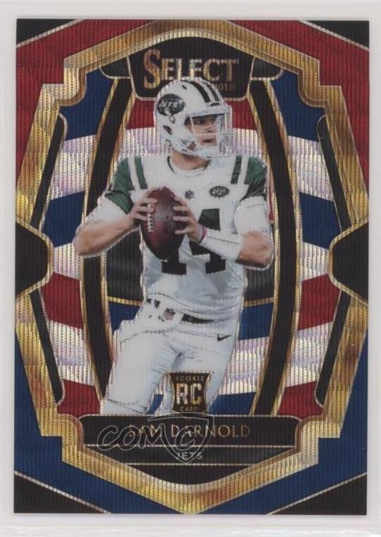 2018 Panini Select Premier Level Tri-Color Prizm /199 Sam Darnold Rookie RC 00k7