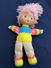 Vintage Hallmark Rainbow Brite 1983 Pink-haired Baby Brite Plush Doll by Mattel