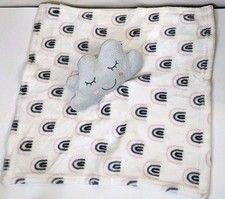 HB Hudson Sleeping Cloud Baby Security Blanket Lovey Lovie Rainbows 14" Plush