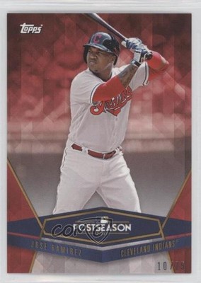 2017 On Demand Postseason Heroes and Current Stars Red 10/25 Jose Ramirez 09if