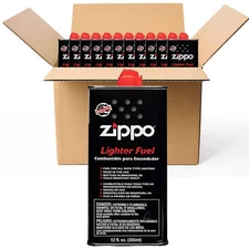 Zippo Lighter Fuel Fluid Clean Burning Fast Ignition Low Odor 12 Oz. Pack Of 12