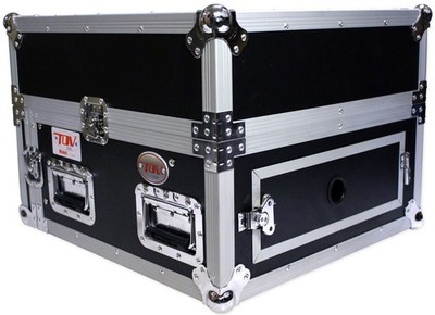 Pro X T-4MRSS Signature Series 4U+10U Space Slant Combo DJ ATA Rack Flight Case