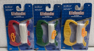 Kite Handler Kite String Winder 15LB x 300 ft Nylon Lot Of 3.