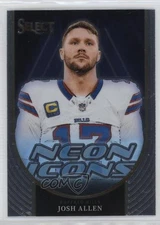 2023 Panini Select Neon Icons Josh Allen #NI-JAL