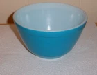 Vintage Pyrex 401 Primary Blue Mixing Bowl 1.5 Pint