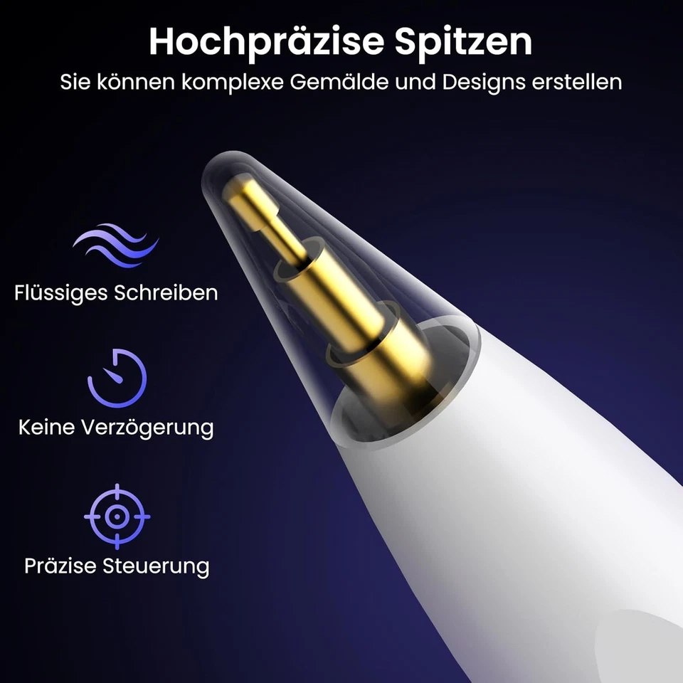 Stylus Pen für iPad Apple 2018-2025 iPad Stift 3X Schnelleres Laden/Arbeit 11H - Bild 4 von 4