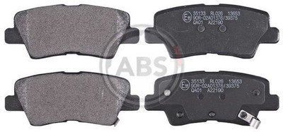 A.B.S. Bremsbelagsatz, Scheibenbremse hinten für HYUNDAI KIA