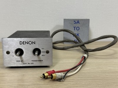 DENON AU-320 MC Step-Up Transformer Low Output MC Cartridge to MM Phono SUT