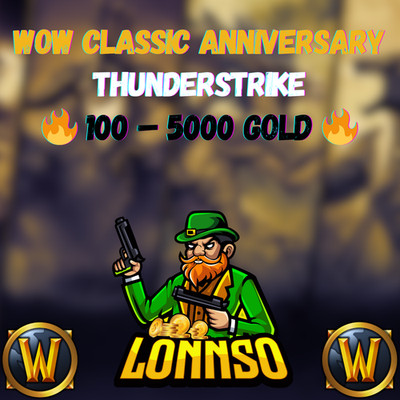  WoW Classic TBC ANNIVERSARY THUNDERSTRIKE | 100 - 5.000 Gold |Horde&Alliance 