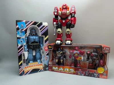Job Lot Vintage Electronic Robots NIB Loose Super Commander M.A.R.S. Cybotronix - Image 1 of 4