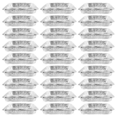 30 Pcs Alufolienschalen Aluminium Backform Aluminiumfolienpfannen