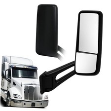 fit for 2013-2022 Peterbilt 579 Truck Passenger Side Right Door Mirror Black