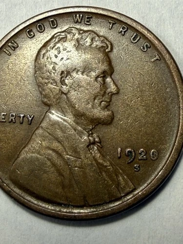 * 1920-S LINCOLN CENT- VF (UPGRADE THAT SPOT IN YOUR SET)  PRICED TO SELL 🔥 *