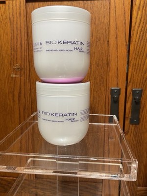 BIO KERATIN Hair Masque Keratin Protein Argan Oil Rosemary Silk Amino 16.9 fl oz
