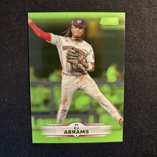2025 Topps Stadium Club - C.J. Abrams #188 (Lime Green Foil) Nationals