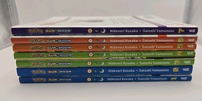 英語版　ポケットモンスター サン＆ムーン　全巻 Pokemon: Sun and Moon Manga Volumes 1-7 English Graphic Novels | eBay