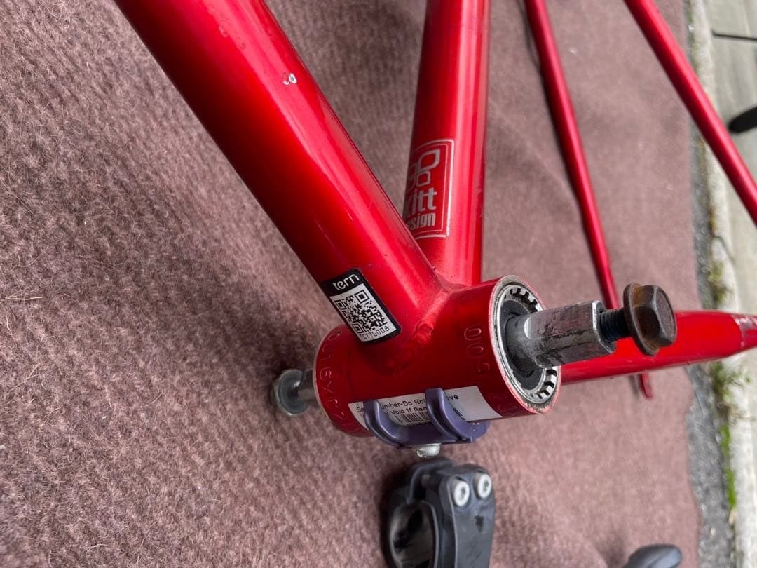 tern rivet クロモリ　ホリゾンタルフレーム　650C(500)サイズ Tern Rivet Chromoly Horizontal Frame 650C Size 500 USED | eBay