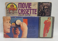 1975 Kenner Six Million Dollar Man MOVIE CASSETTE 3 Steve Austin Adventures NEW