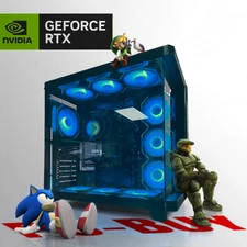 ARGB Liquid Cooled Gaming PC i7-12700KF RTX 5060 64GB RAM 1TB SSD WiFi Win11 PRO