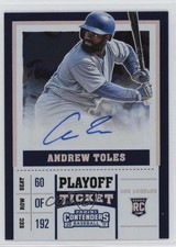 2017 Chronicles Contenders Rookie Playoff Ticket /49 Andrew Toles #26 Auto 0q3