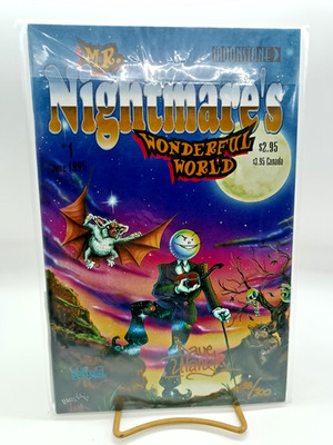 MR. NIGHTMARE'S WONDERFUL WORLD 1-3 signed Ulanski+2 others Moonstone Comics