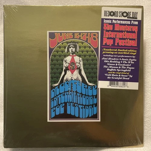 MONTEREY POP FESTIVAL : VINYL RECORD : 2 LP SET : THE WHO - Jimi Hendrix