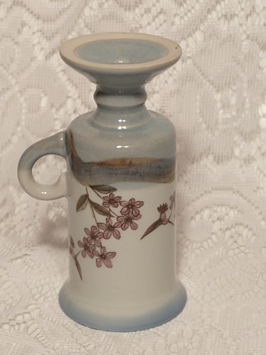 Taza de café de cerámica para colibrí marrón azul delicada decorativa tblbs1 - Imagen 11 de 12