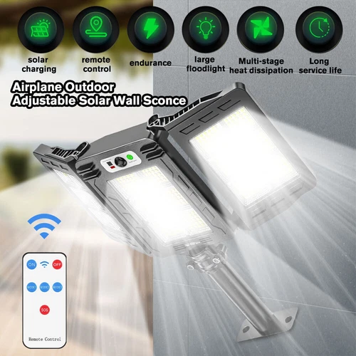 Commercial 1000000LM LED Outdoor Dusk to Dawn Solar Street Light Road Area Lamp - Picture 4 of 38