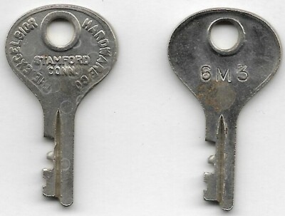 Excelsior # 6M3 Vintage luggage / Trunk Key Precut by Manufacturer