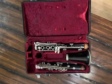 Vintage Wood Pierre Dumont Clarinet  Paris France