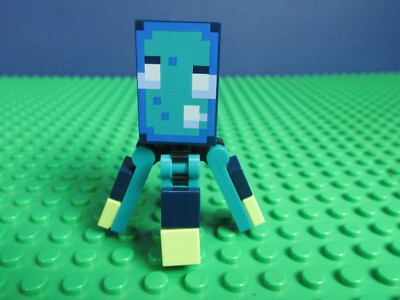 Original Lego Minecraft Glow Squid Minifigur Set 21136 Lot