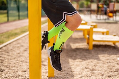 Kompressionsstrümpfe Damen Herren 1Pack Hohe Sportsocken Laufsocken