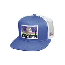 Justin Men's Blue Dillo Dillo With White Mesh Snapback Hat JCBC506