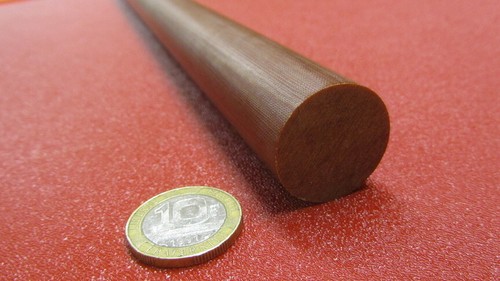 Phenolische Micarta LE Leinenstangen 1,00"" Durchmesser x 12"" lang - Bild 8 von 11