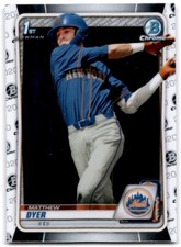 2020 Bowman Draft 1st Bowman Chrome Matthew Dyer New York Mets #BD-92