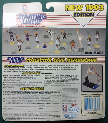 マイケルジョーダン フィギア ケナー社製 STARTING LINEUP 1990 Kenner Starting Lineup Michael Jordan Guard Chicago