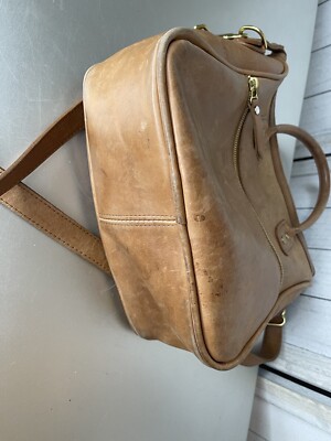 J.W. Hulme Co. Genuine Leather Excursion Tote Bag Double Pocket