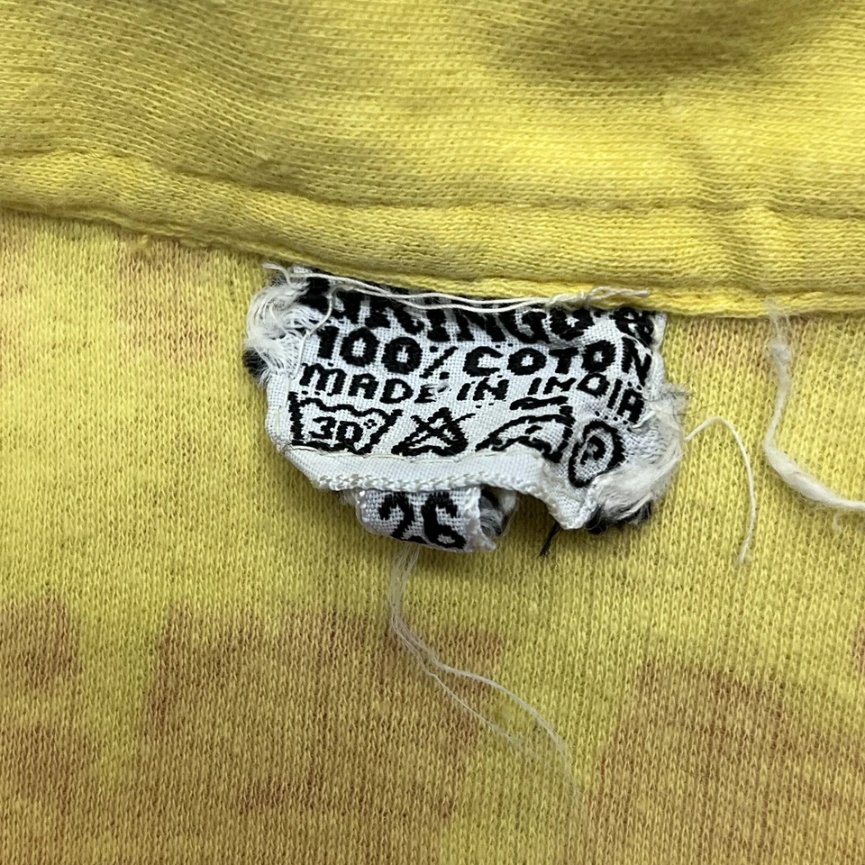 Camisa Polo Hippie “El Cisne Negro” De Colección Años 60 70 Estampado Novedad Talla XS Elástica Foto 4 de 4