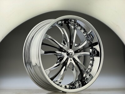 20x8.5 GIANNA wheels Chrome & Black style G3  10Hole 5x112 / 5x114.3 et 35 qty 4