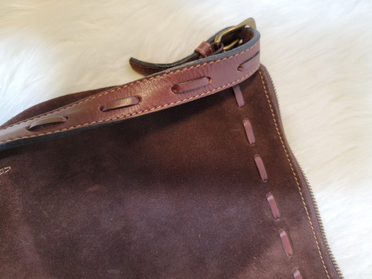 Vintage Cardon Cosas Nuestras Capybara Chocolate suede Bag Purse Capybara Leather Satchel Bag: Elegance Meets Function  main image 2